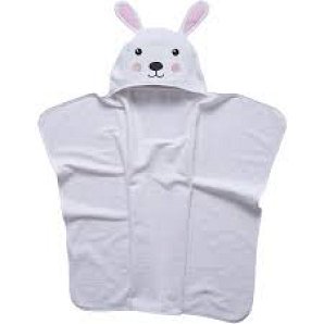 Κάπα μπάνιου BABY SMILE Bunny White