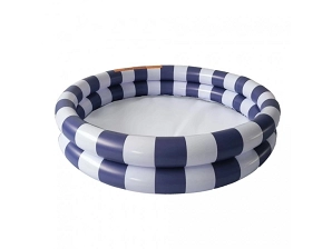Essentials-swimming pool 100cm blue white stripes