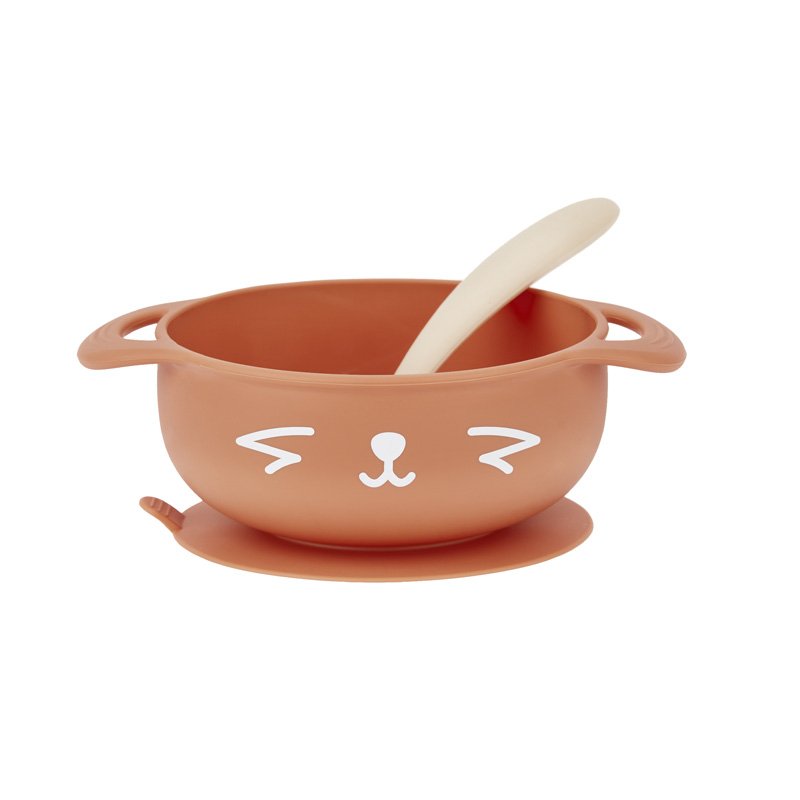 Σετ Σιλικόνης Fox (silicon bowl + spoon)