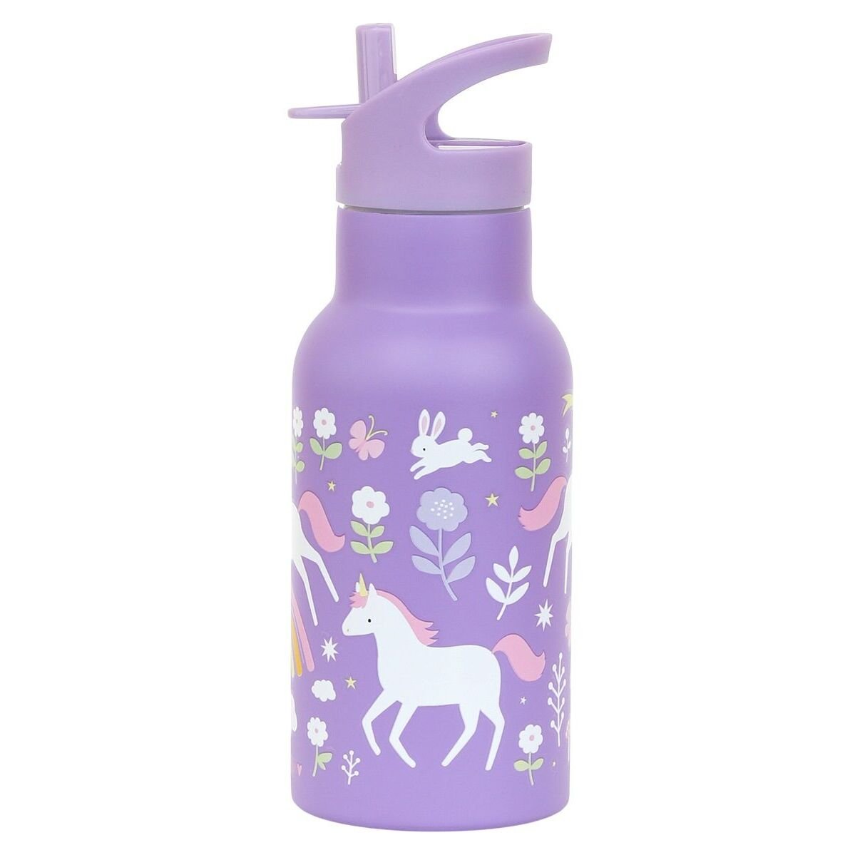 Stainless steel drink bottle: Unicorn dreams