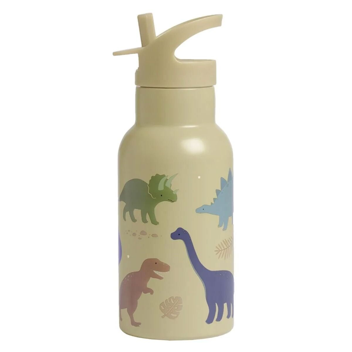 Stainless steel drink bottle: Dinosaurs