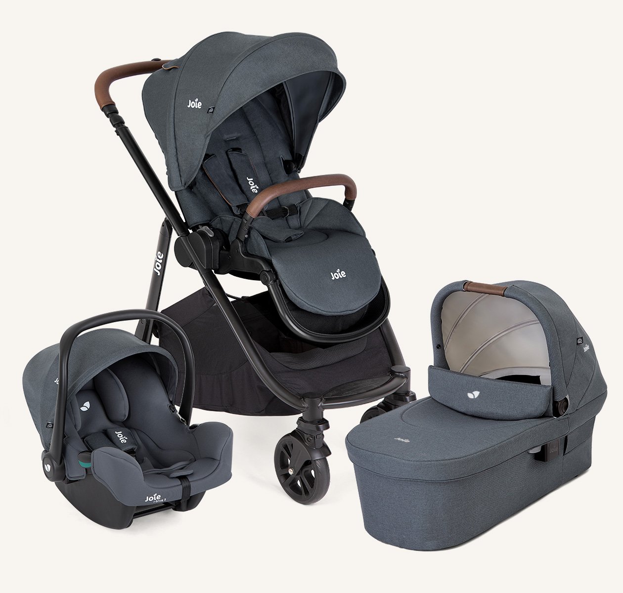 Βρεφικό Trio Set Joie Versatrax Foggy Grey