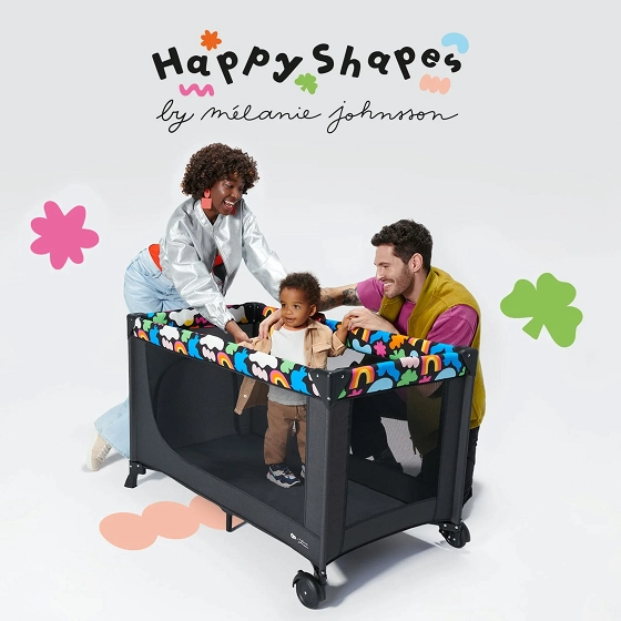 Βρεφικό παρκοκρέβατο JOY Happy Shapes